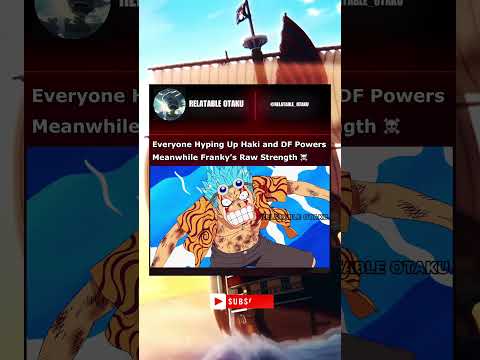 Franky’s Raw Strength ☠️ | #onepiece #franky #water7 #waterseven #shorts