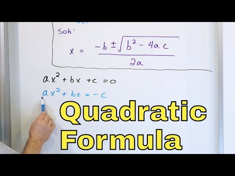 09 Understanding the Quadratic Formula: Part 1 - Practice Problems & Solutions