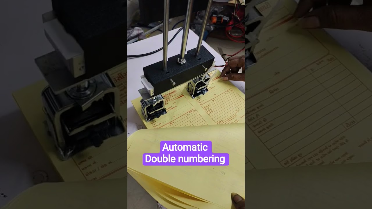 DIY Automatic Numbering Machine ⚡