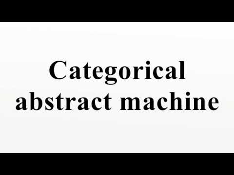 Categorical abstract machine
