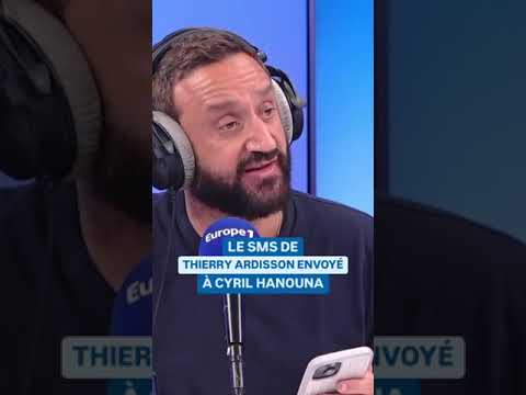 Voici le sms que Thierry Ardisson a envoyé à Cyril Hanouna #shorts #television #europe1