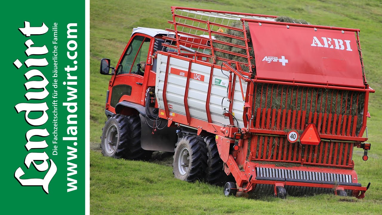 Aebi LD42 Aufbauladewagen – Leistungsstarker Transporter für Berglandwirtschaft 🚜