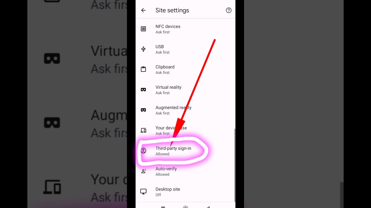 Third-Party Sign-in on Chrome Android 🔐