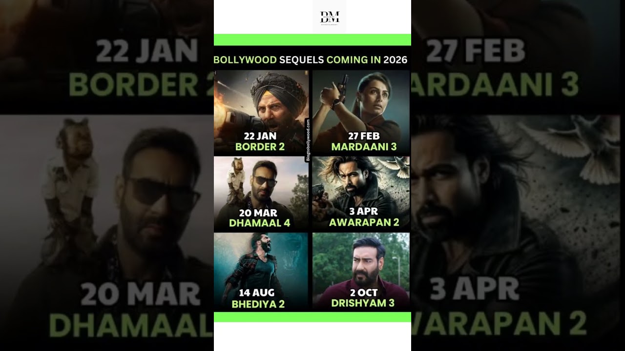 Top Must-Watch Bollywood Sequels Releasing in 2026 🎬
