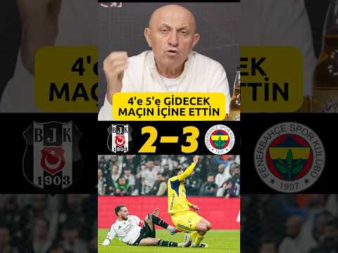 4'e 5'e Gidecek Maçın İçine Ettin🔥Sinan Engin #fenerbahçe #beşiktaş