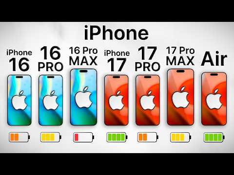 La vérité sur la batterie des nouveaux iPhone 17 Pro Max, 17 Pro, 17 et Air !