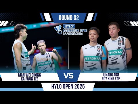 MAN Wei Chong/Kai Wun TEE vs Junaidi ARIF/Roy King Yap | Hylo Open 2025 Badminton