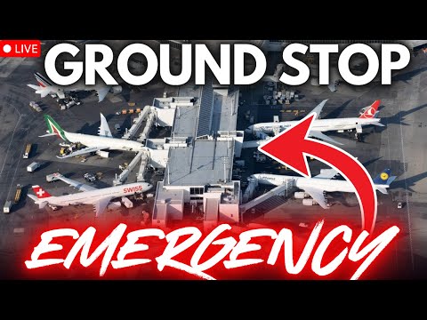 🔴 AIRCRAFT EMERGENCY - JFK AIRPORT - GROUND STOP! FLIGHTS DIVERTED!! NEW YORK CITY - LIVE