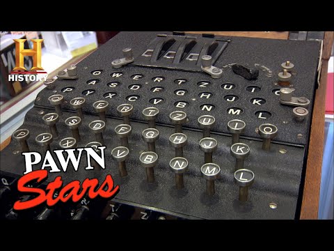 SUPER RARE WWII Code Breaking Machine (Season 8) | Pawn Stars