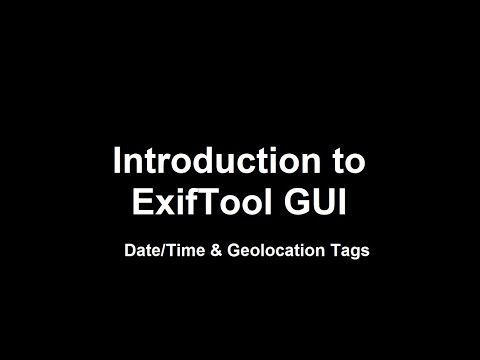 ExifTool Date/Time & Location Metadata #exiftool #metadata