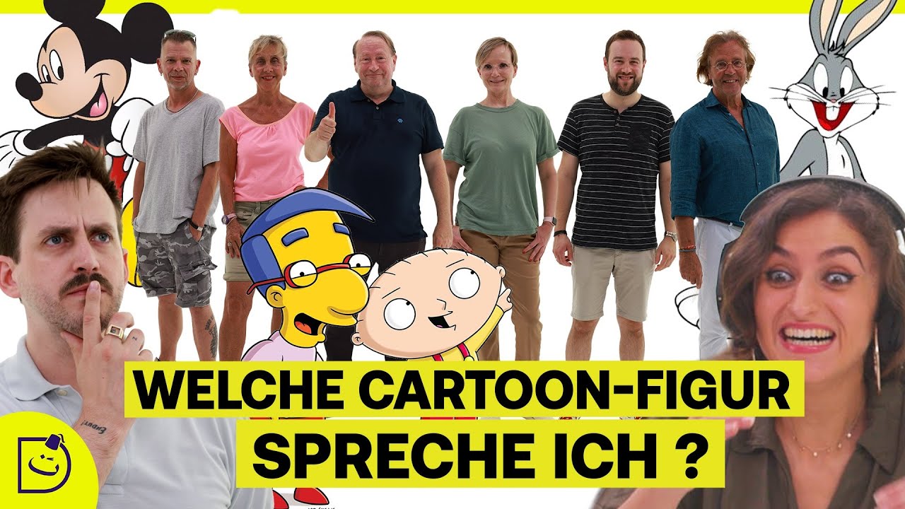 Errate die Zeichentrickstimmen! 🐰🎩