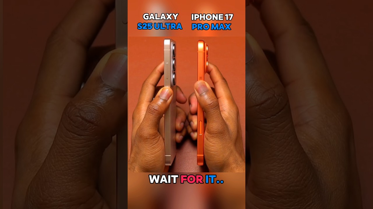 Galaxy S25 Ultra vs iPhone 17 Pro Max Speed Test ⚡
