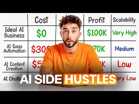 I Ranked Every AI Side Hustle (Here’s What’s ACTUALLY Good)
