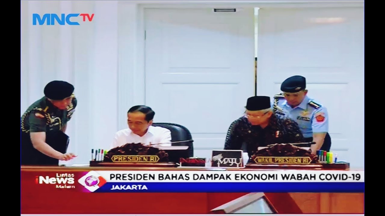 Presiden Bahas Dampak Ekonomi Covid-19 dalam Ratas