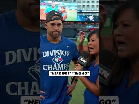 George Springer and the Toronto Blue Jays are about to have one helluva celebration 🍾