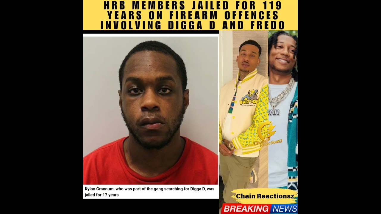 HRB Members Sentenced to 119 Years for Firearms Offences Linked to Digga D & Fredo 🔫