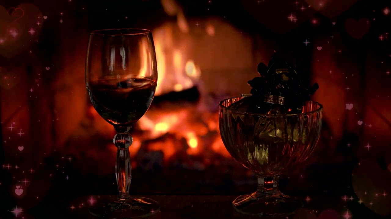 Romantic Night Music 🎶 | 3 Hours of Cozy Fireplace & Love-Making Tunes for the Perfect Evening