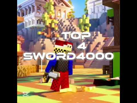 Top 4 sword 4000 event players #minecraft #sword4000 #trending #purge #hungergames #events