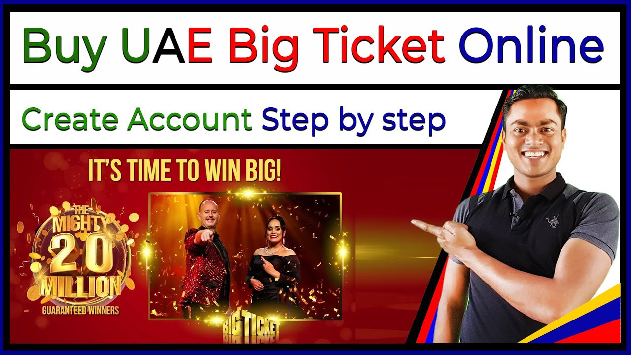 How to Buy Big Ticket UAE Online | Easy Step-by-Step Guide to Create Your Account 🎟️
