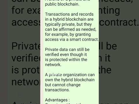 HYBRID BLOCKCHAIN Technology - Defined