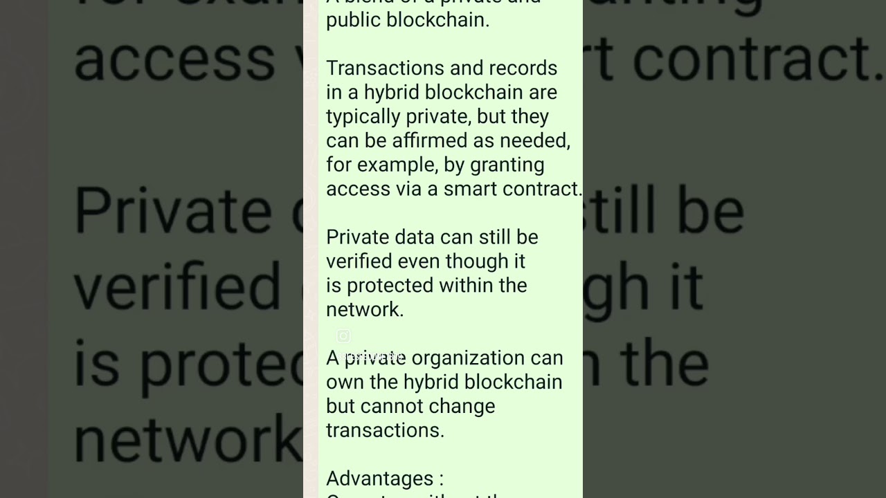 Hybrid Blockchain Technology Explained: The Future of Secure Data Sharing 🔗
