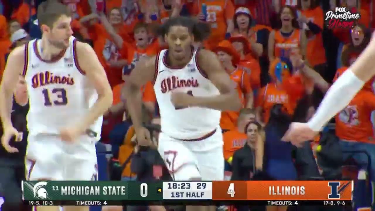 Morez Johnson's Key Blocks vs. Michigan State 🏀