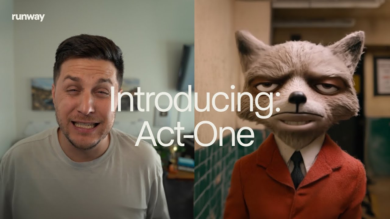 Discover Act-One | Runway: Effortless Expressive Character Performances 🎬