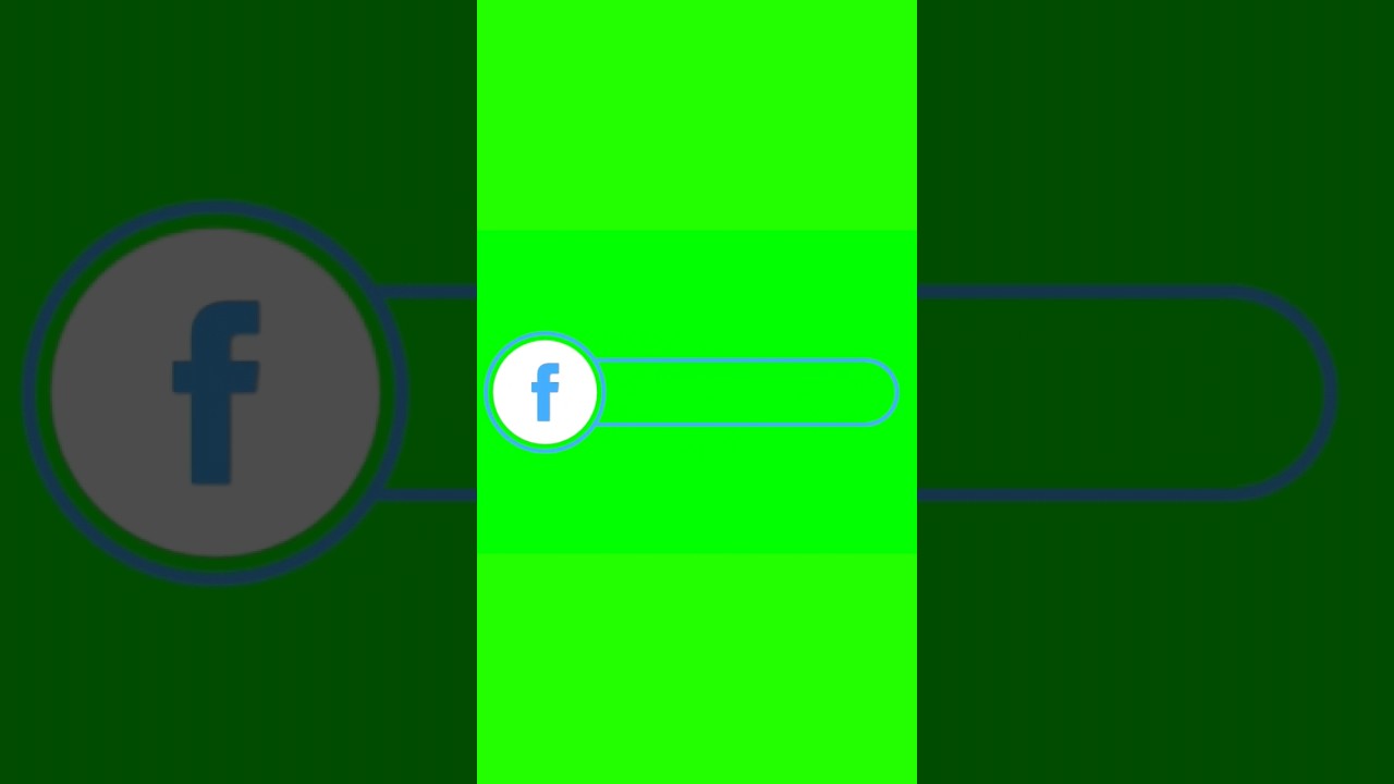 green screen Facebook button | Facebook like button green screen | Facebook