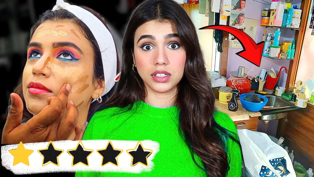 تجربة مع أسوأ خبراء مكياج عرايس 😭