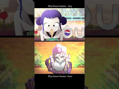 K-Pop Demon Hunters - Zoey & Rumi #kpopdemonhunters #sajaboys#sodapop #huntrix