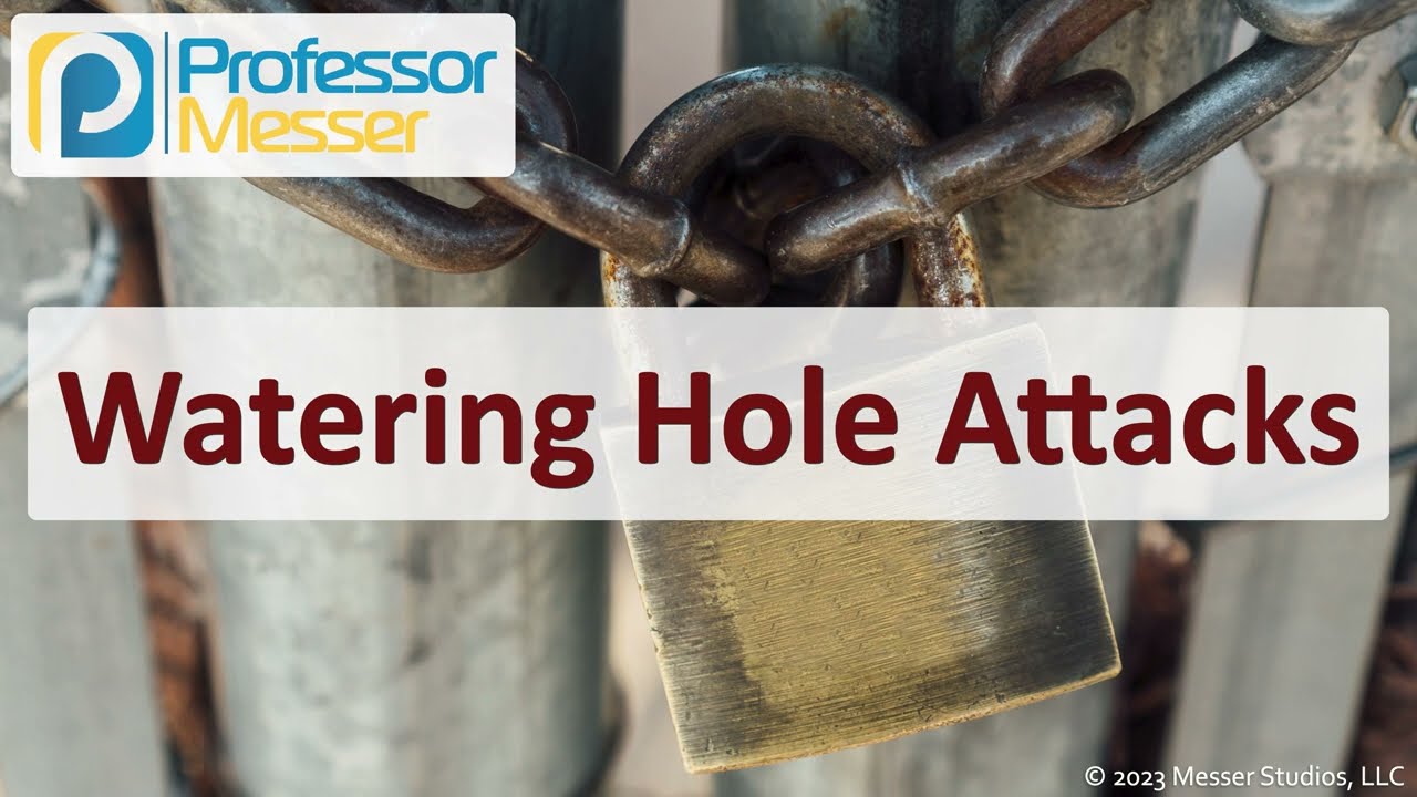 Watering Hole Attacks - CompTIA Security+ SY0-701 - 2.2
