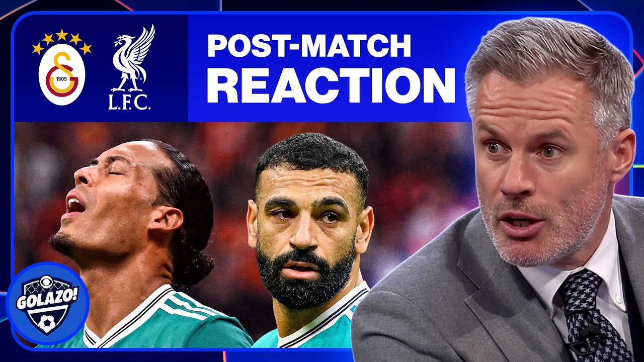 Jamie Carragher's Shocked Reaction to Liverpool's Defeat by Galatasaray 😬 | UCL Highlights
