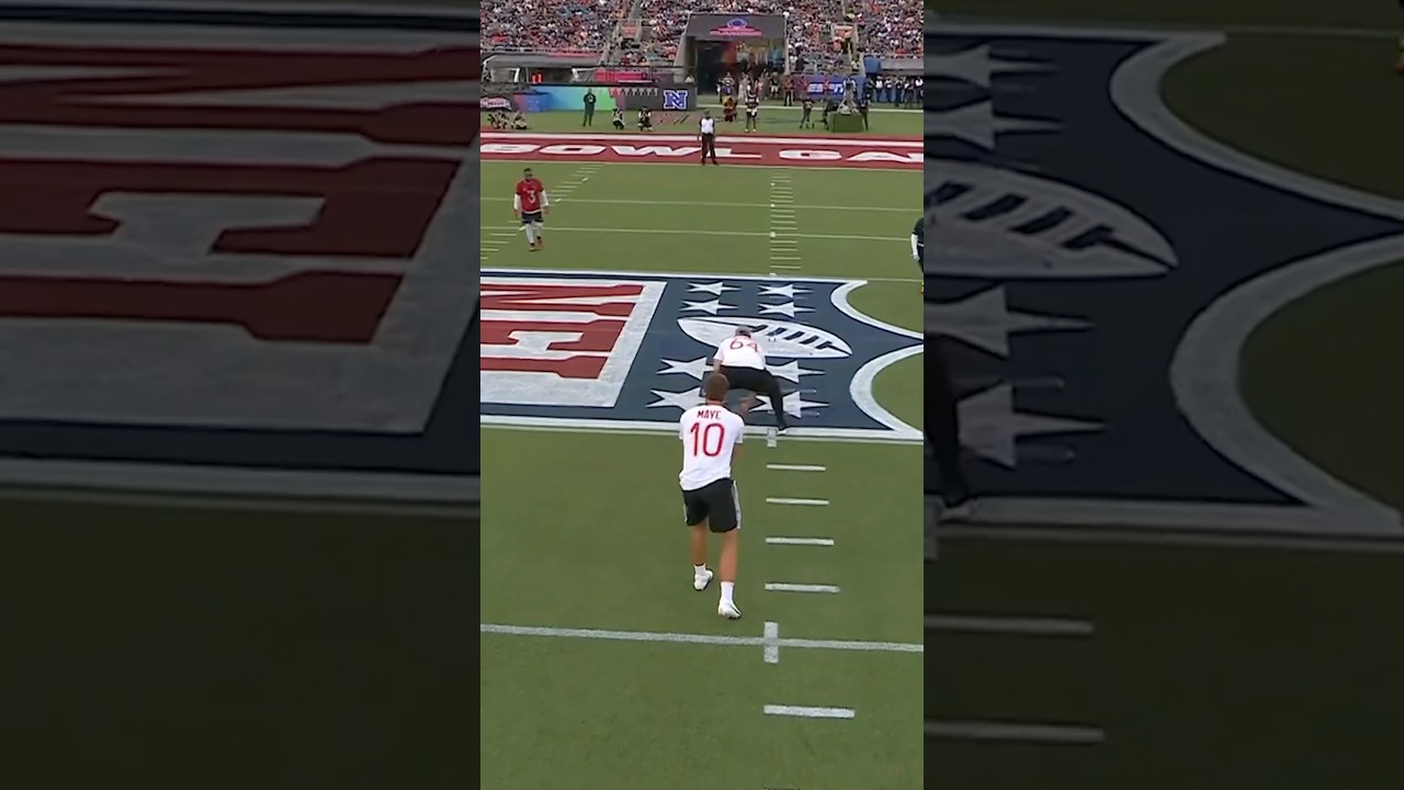 Draco dropping dimes in the Pro Bowl 😮💨 #shorts #probowl