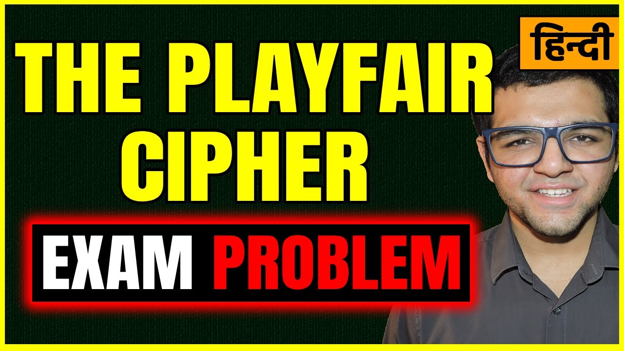 Playfair Cipher Explained in Hindi 🔐 | Cryptography & Network Security