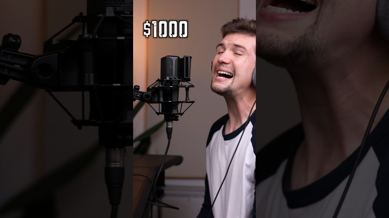 Comparing $100 and $1000 Microphones: Audio Quality Showdown