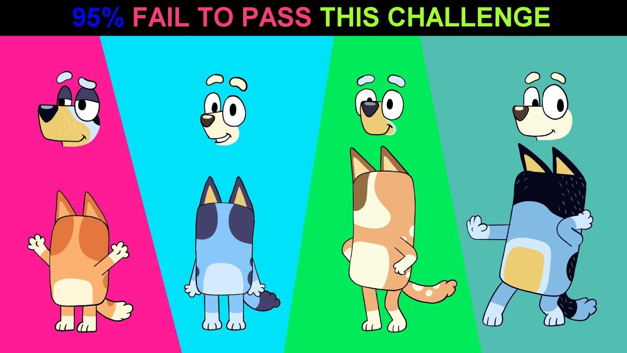 Bluey Wrong Heads, Can You Guess their Bodies? | Puzzle Game | Bluey