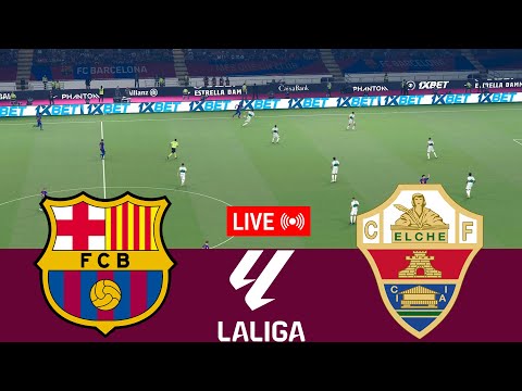 [LIVE] Barcelona vs Elche La Liga 25/26 Full Match - Video Game Simulation