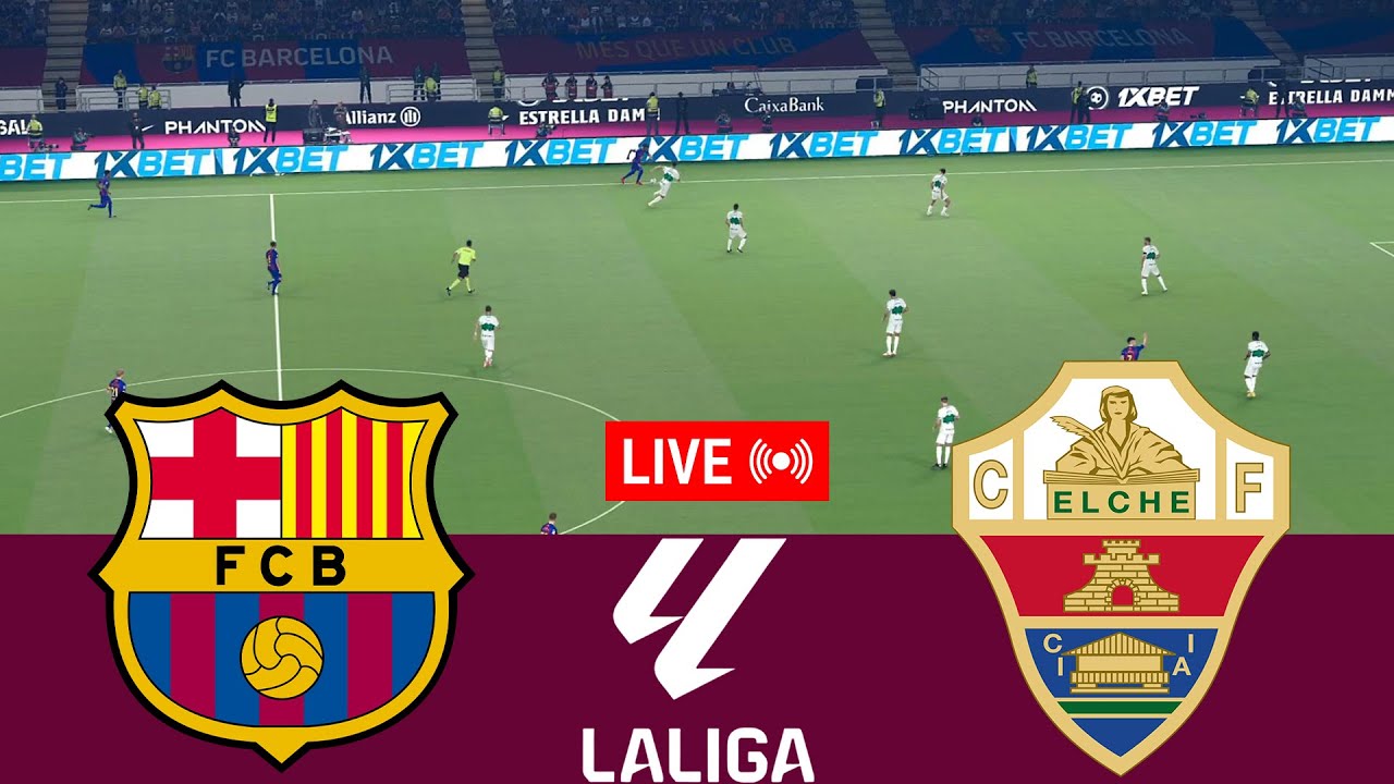 [LIVE] Barcelona vs Elche La Liga 2025/26 Full Match – Exciting Video Game Simulation 🎮