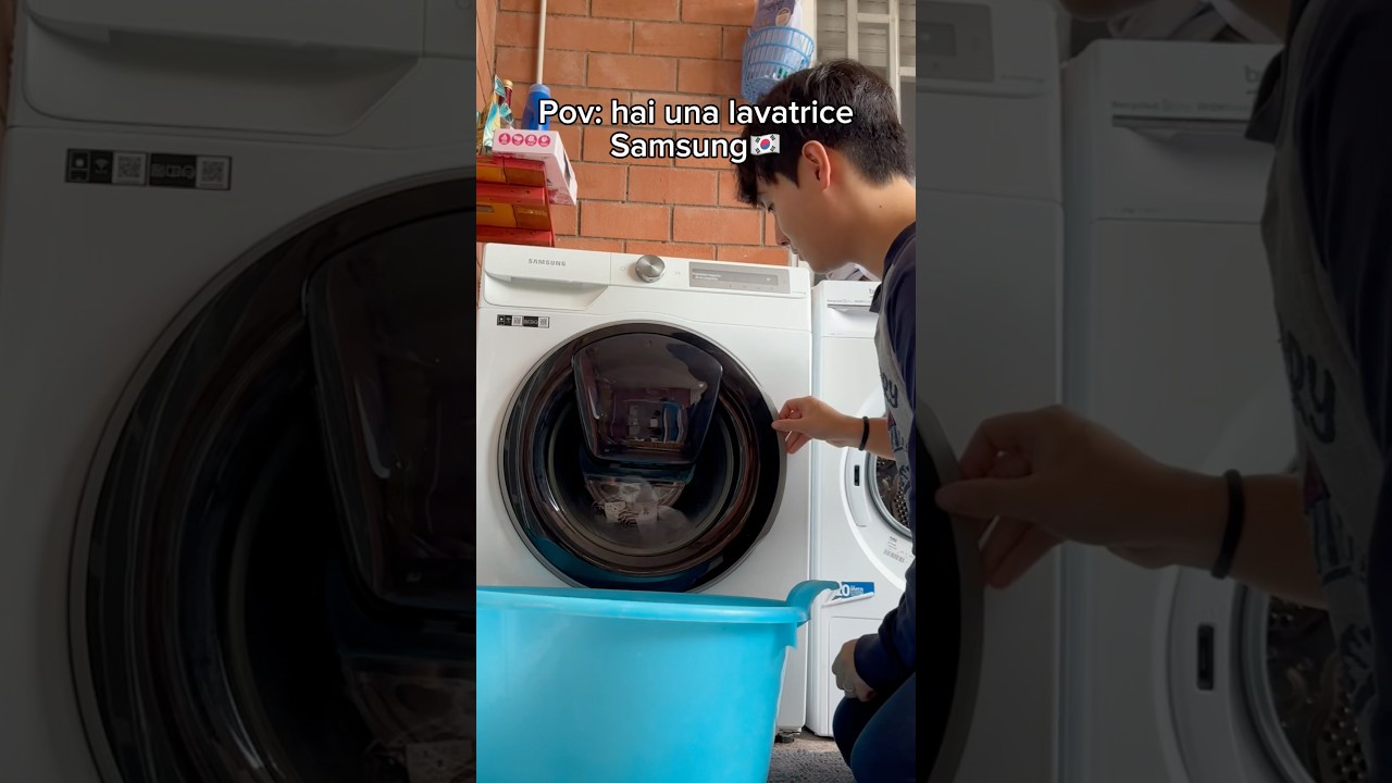 Solo chi ha una lavatrice Samsung capisce 🧺