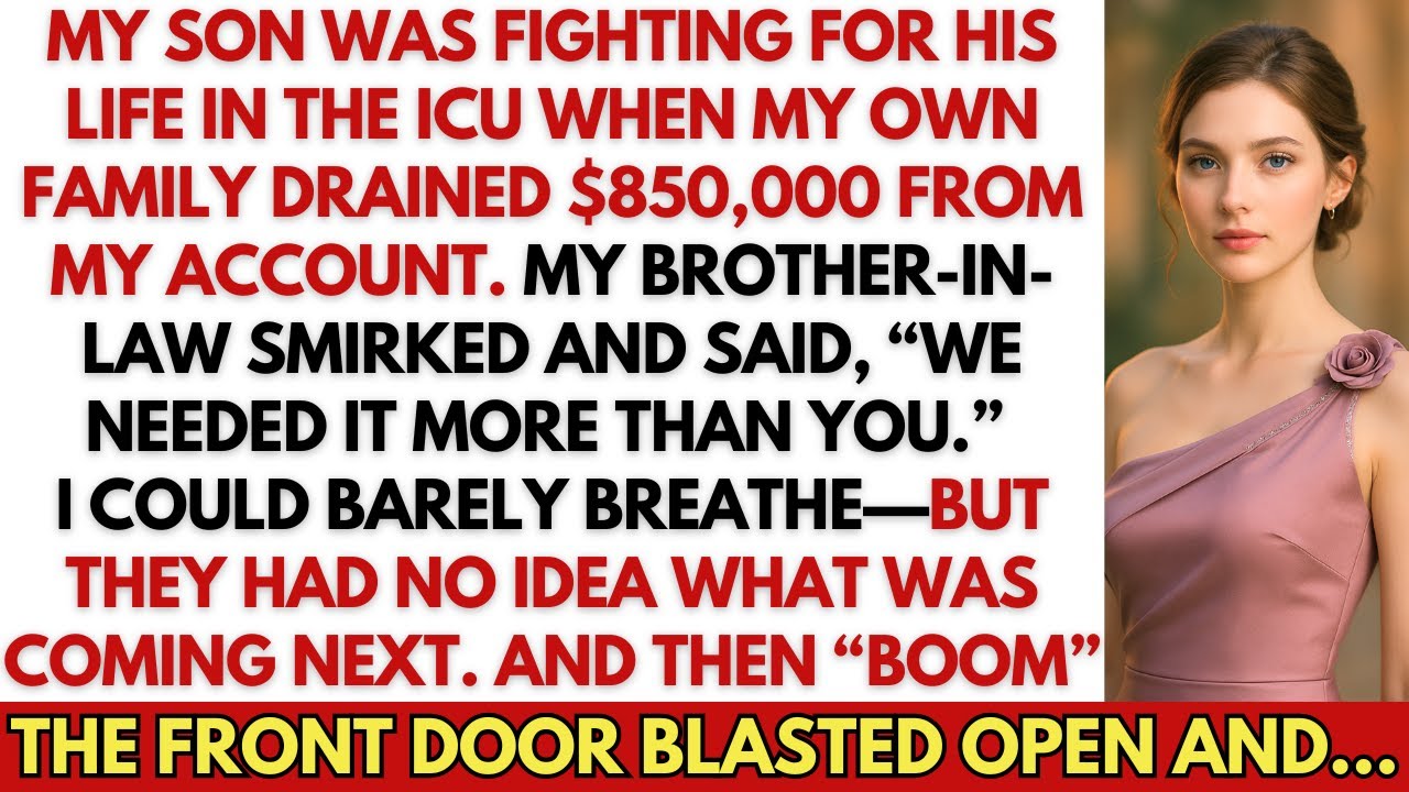 Family Stole $850K While My Son Was in ICU — Their Shocking Reaction When I Confronted Them 😱