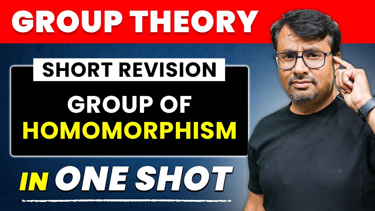 Group Theory: Homomorphism of Groups Explained by GP Sir