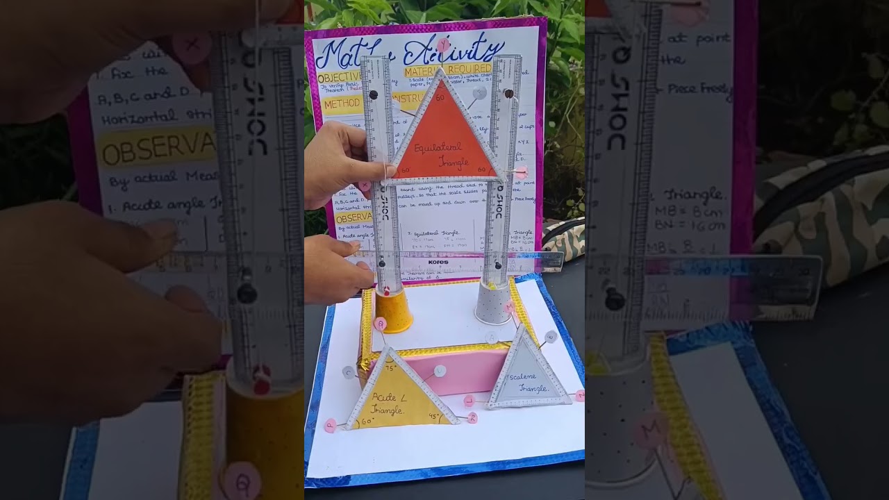 Thales Theorem Explained for Class 10 | Easy Maths Project 📐