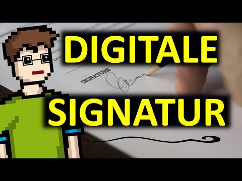 Wie funktionieren DIGITALE SIGNATUREN (einfach erklärt)?