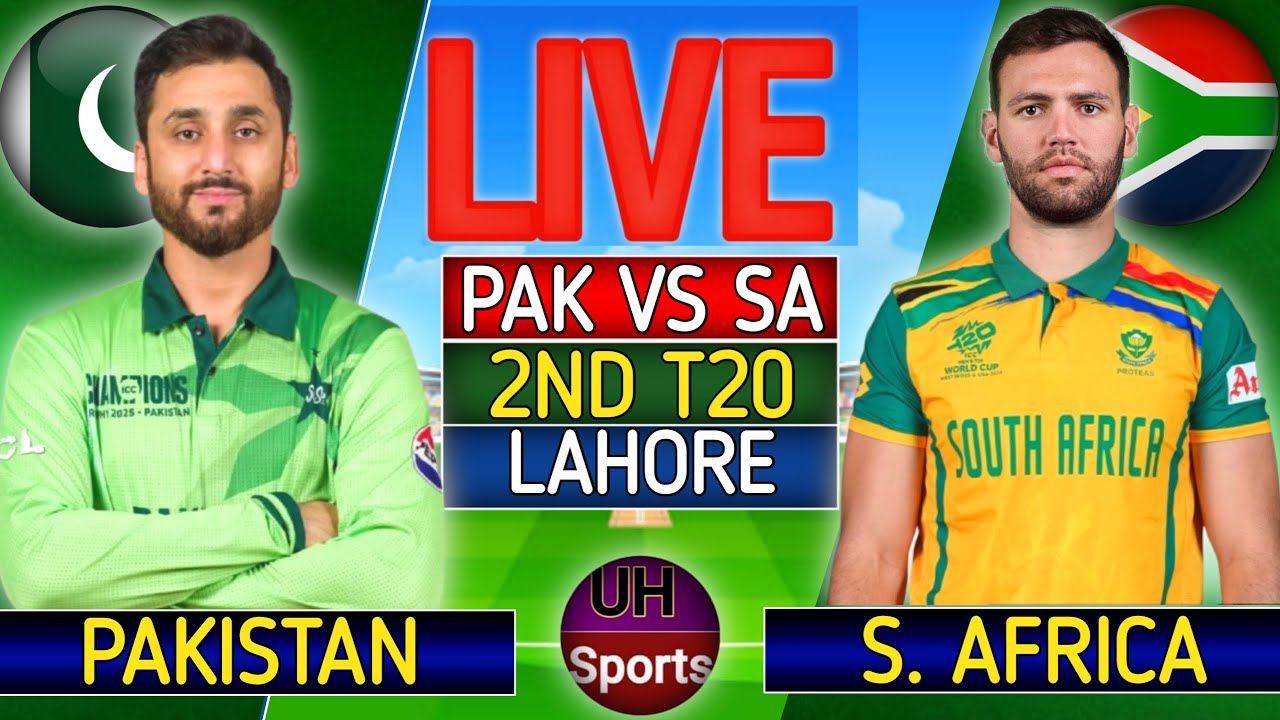 Pakistan vs South Africa 2nd T20 Live: Watch Todayβs Exciting Match & Live Commentary π
