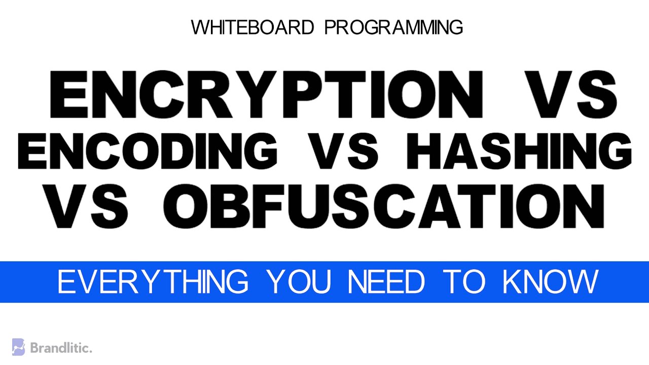 Encryption vs Encoding vs Hashing vs Obfuscation: Key Differences Explained 🔐