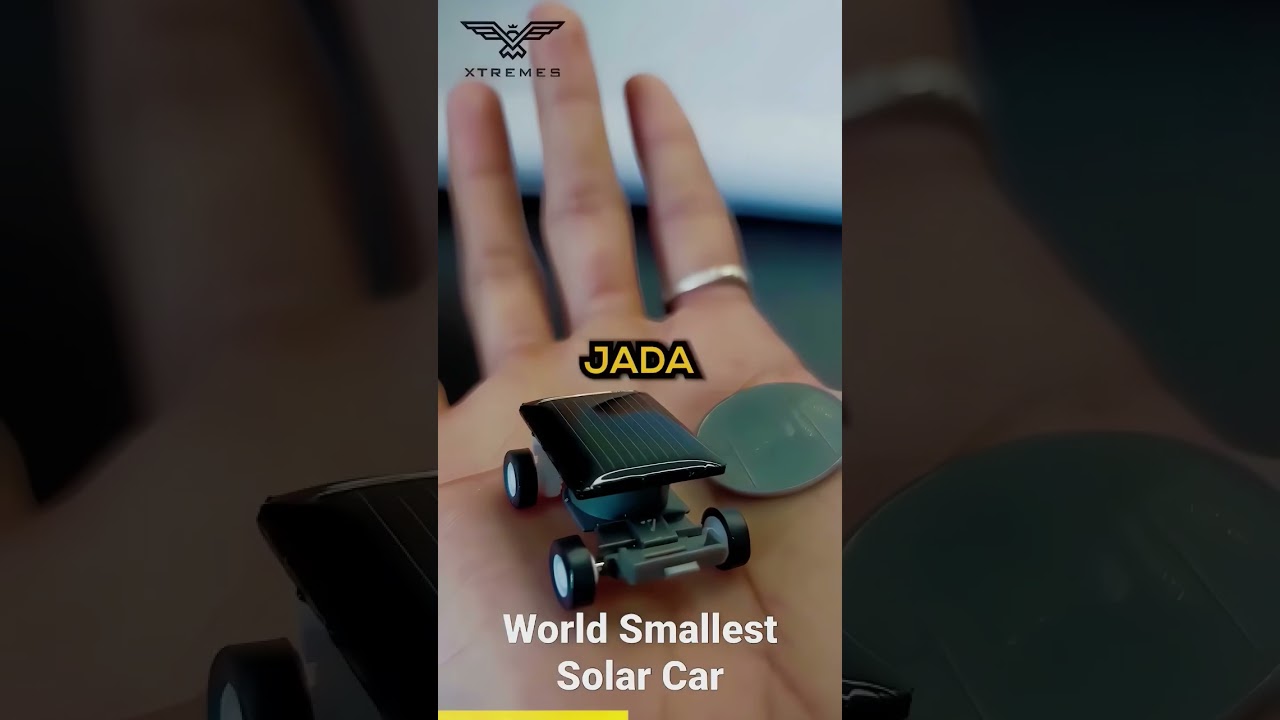 Meet the World's Smallest Solar Car 🚗✨