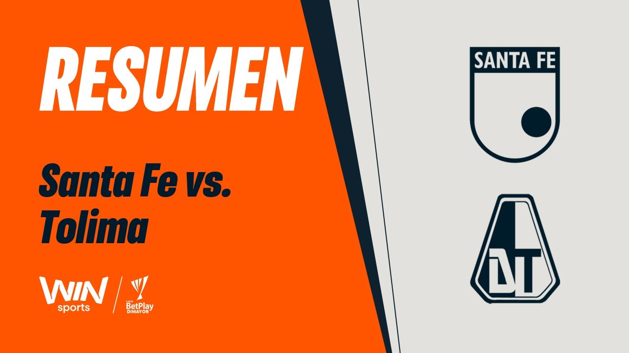 Santa Fe vs. Tolima | Resumen y Goles Liga BetPlay 2025-2