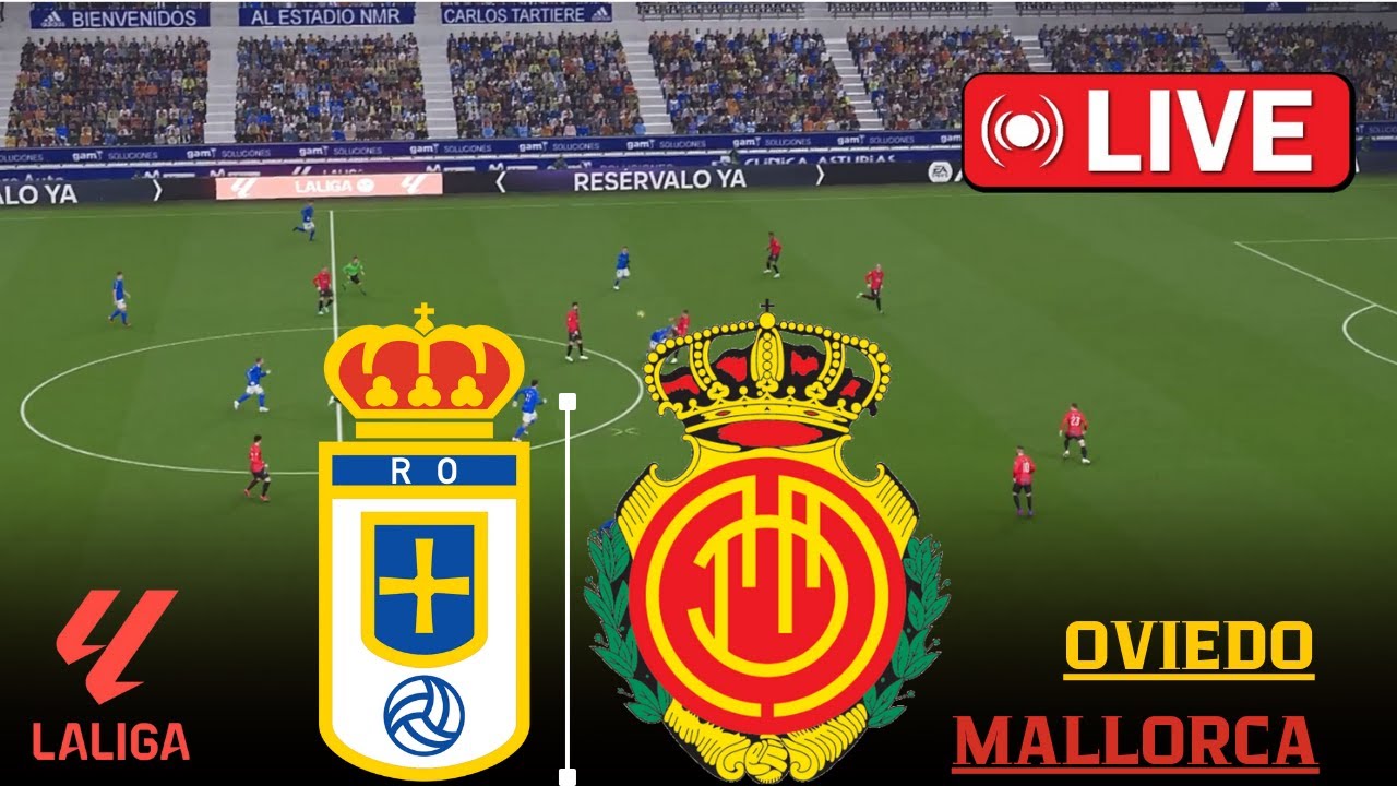 Oviedo vs Mallorca | LaLiga 2025 Live Simulation ⚽