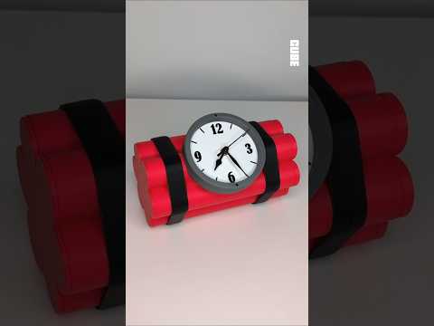 3D Printed Dynamite Clock