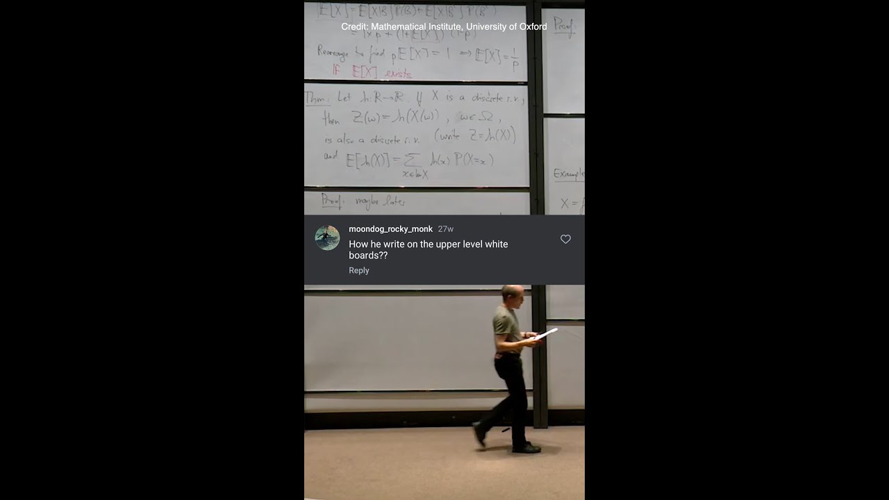 Inside Oxford: How Mathematicians Tackle Problems on Giant Whiteboards ๐งฎ